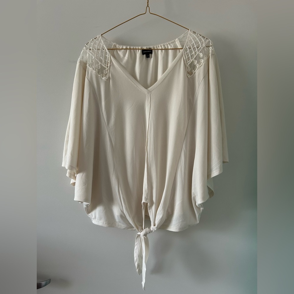 Buckle Drape Blouse